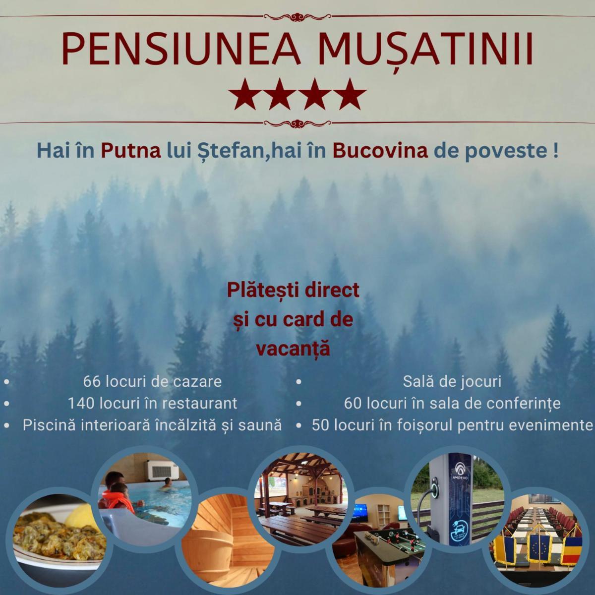 Pensiunea Musatinii Путна Экстерьер фото